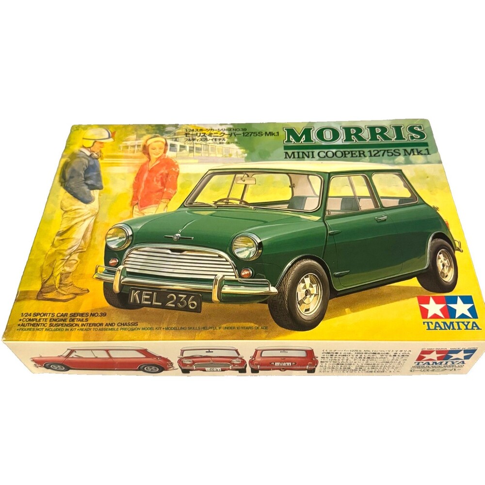 NEW Open Box Tamiya 1/24th Scale Morris Mini Cooper 1275S Mk.1 Plastic Model Kit